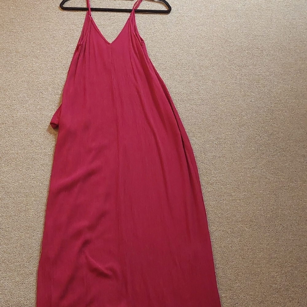 Worn once lovely red Maxi dress